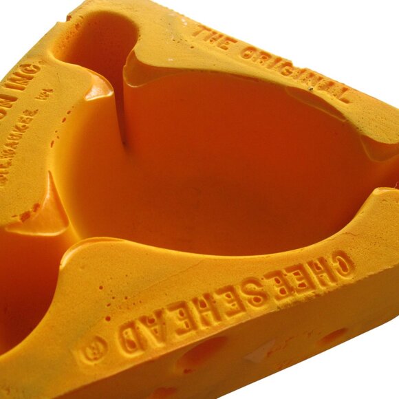 VTG Original Cheesehead Foamation Green Bay Packers Wisconsin Cheese Foam Hat - Picture 7 of 8